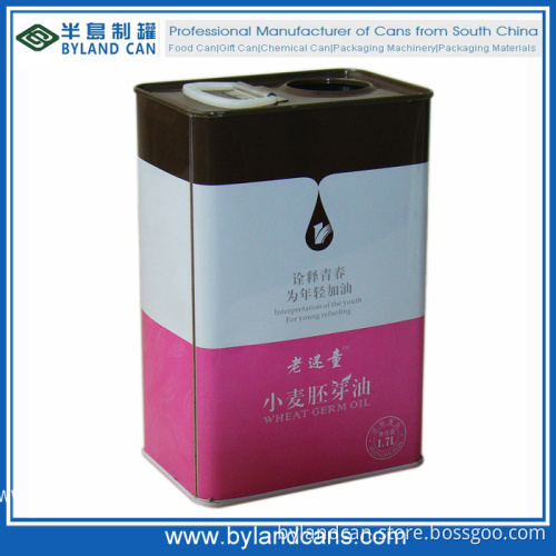 1.7liters Edible Oil Can